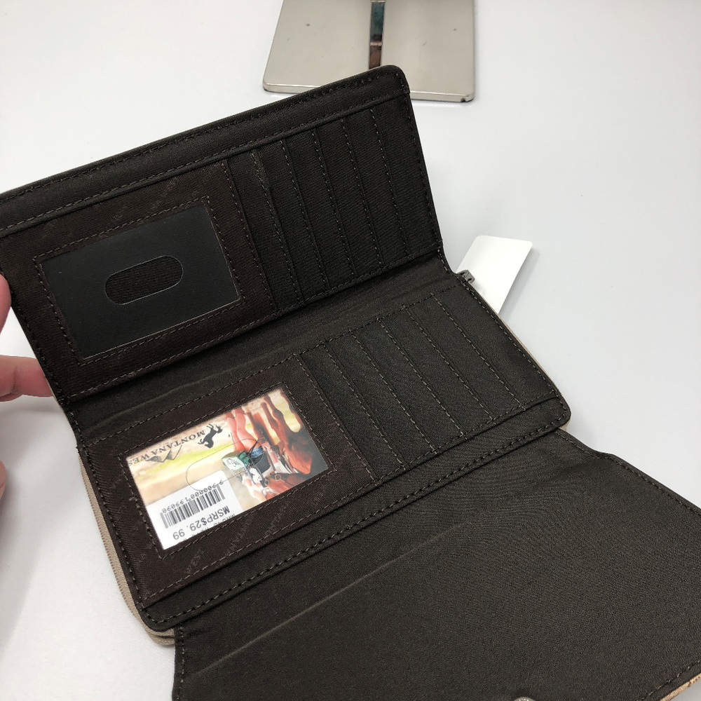 Montana West Slanted Stud Backpack+ Wallet NWT - Picture 7 of 8